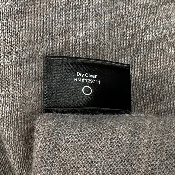 JENNI KAYNE Cashmere Tee Women XS Taupe Brown Short Sleeve Crew Lightweight NEW - Picture 14 of 15